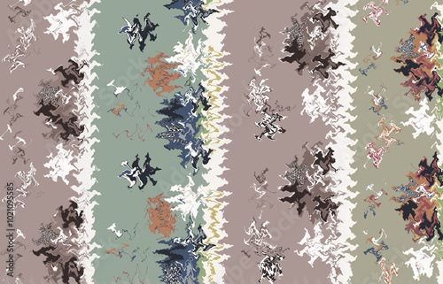Digital And Textile Design Pattern