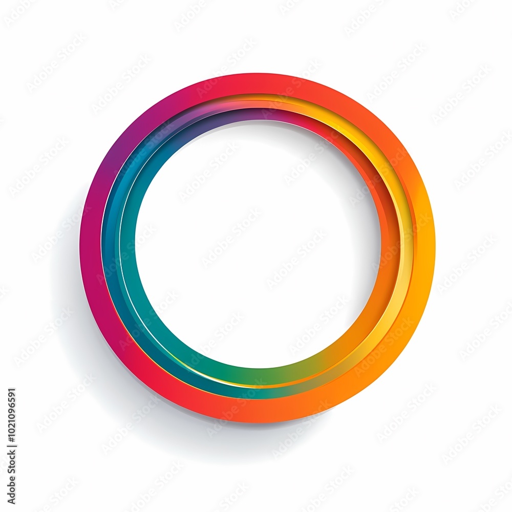 A colorful circular design with layered rings in vibrant hues. A colorful circular design with layered rings in vibrant hues.