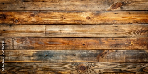 Rustic Weathered Wooden Plank Texture with Knots and Grain Patterns