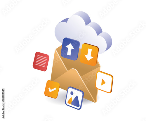 Email Data Transfer with Cloud Server Technology