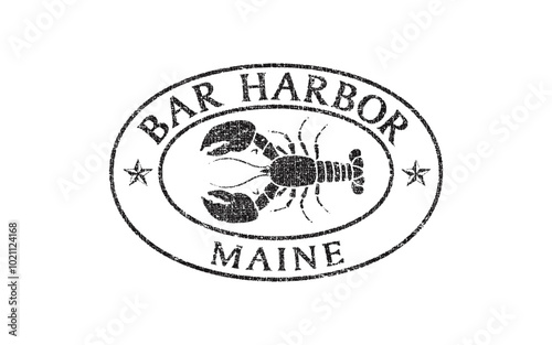 BAR HARBOR Lobster tee design