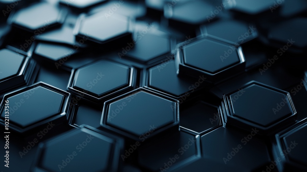Captivating Geometric Abstract in Dark Shades Captivating Geometric Abstract in Dark Shades