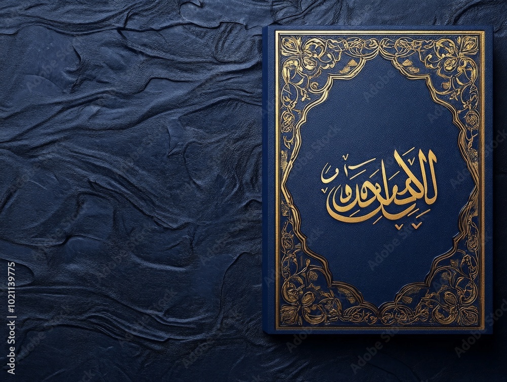 Fototapeta premium Holy Book with Arabic Calligraphy.