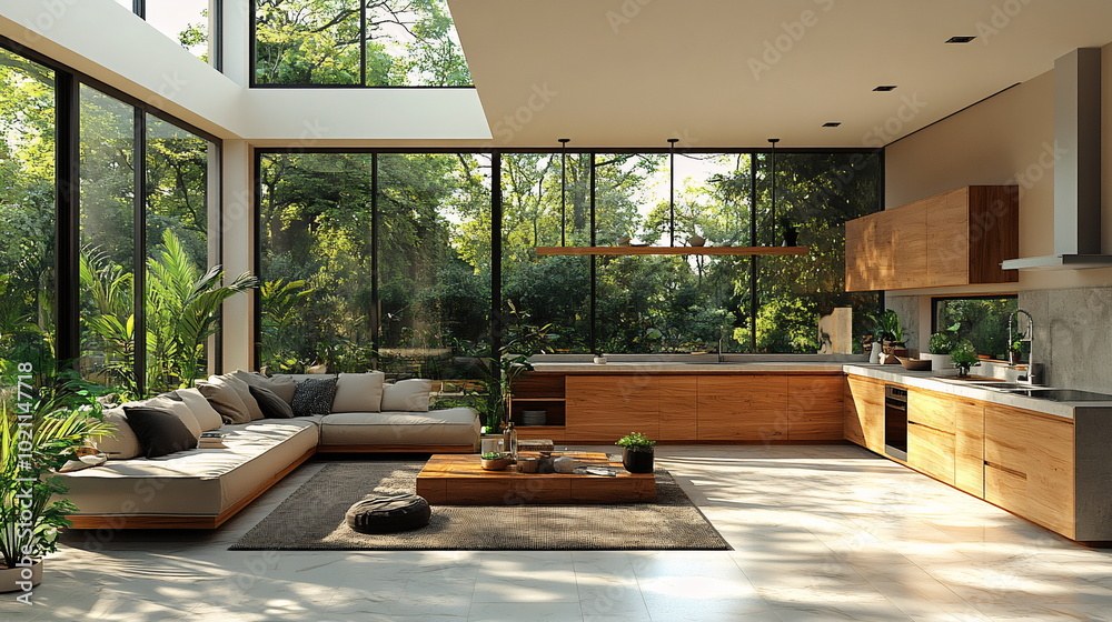 Serene Space with a Modern and Timeless Kitchen Design Serene Space with a Modern and Timeless Kitchen Design