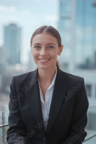 portrait of a smiling business woman