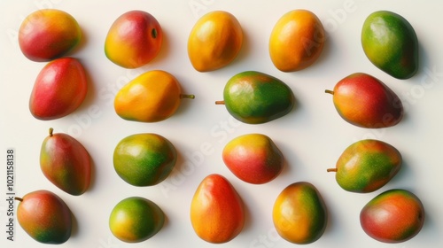 Fresh Mangoes: A Vibrant Still Life of Tropical Fruit