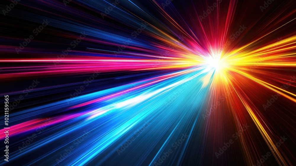 Vibrant abstract light streaks in vivid colors, creating a dynamic sense of movement and energy. Vibrant abstract light streaks in vivid colors, creating a dynamic sense of movement and energy.