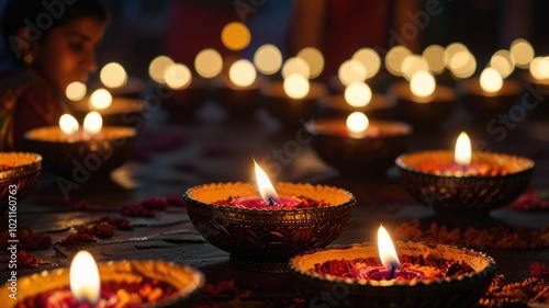 Diwali candles