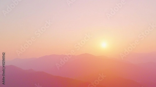 Tranquil Sunset Serenity: Breathtaking View from Hilltop in Unseen Thailand