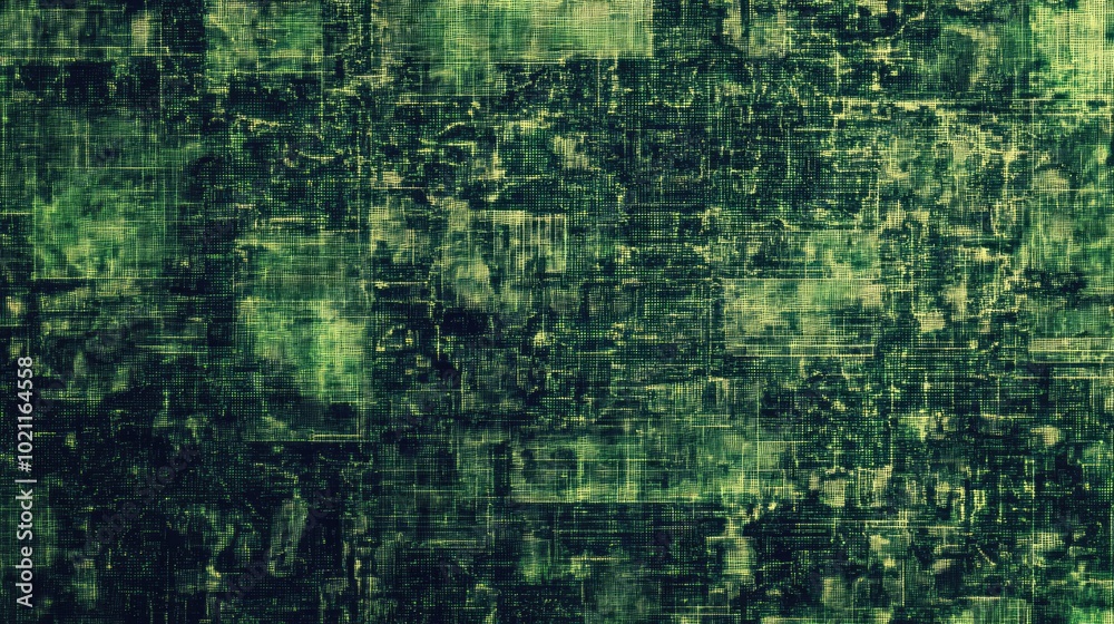 Abstract green texture with a digital grid pattern, conveying a tech-inspired atmosphere. Abstract green texture with a digital grid pattern, conveying a tech-inspired atmosphere.