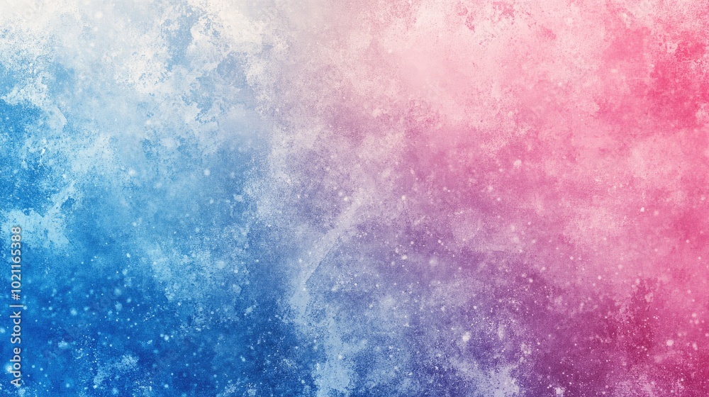 Dreamy gradient background in blue and pink hues with a textured look.