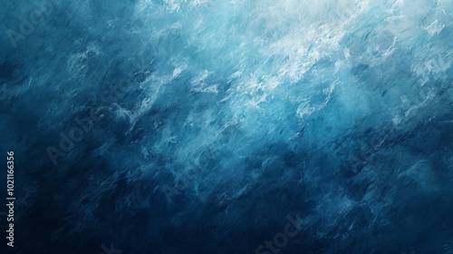 Blue Abstract Texture Background - Digital Art