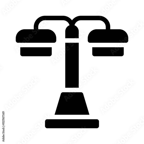 Street Light glyph icon