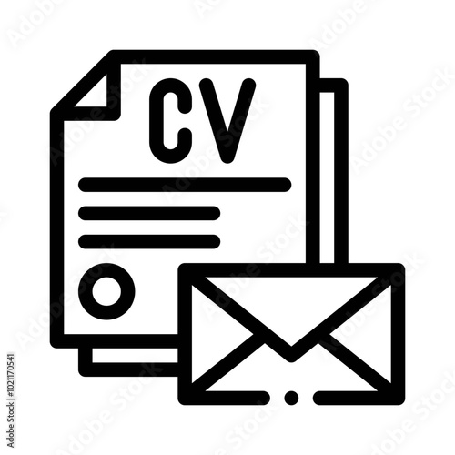 Email line icon