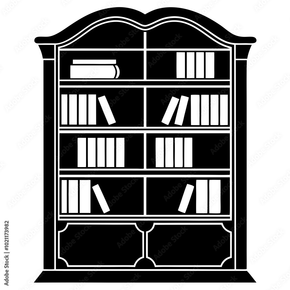 bookshelf with books vector bookshelf with books vector