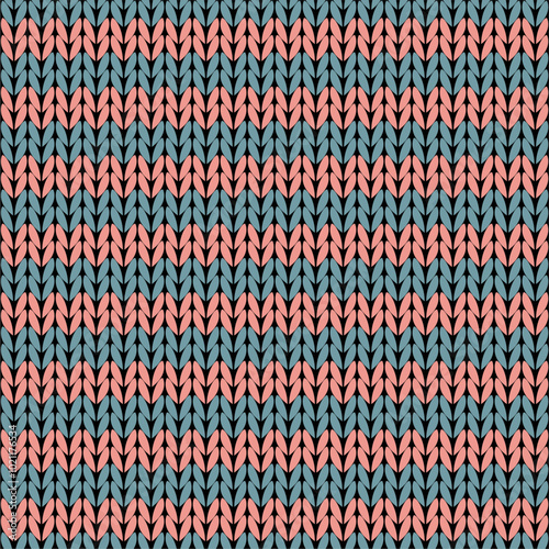 Knitted background pattern wallpaper knitting decorative print handmade textile knitting handiwork	
