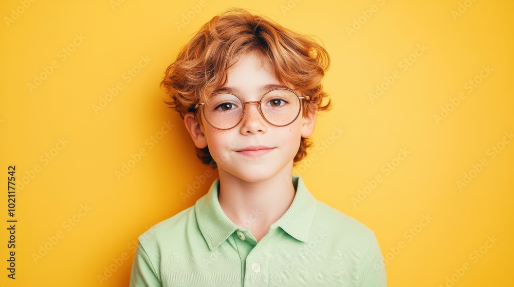 The Boy with Stylish Glasses The Boy with Stylish Glasses