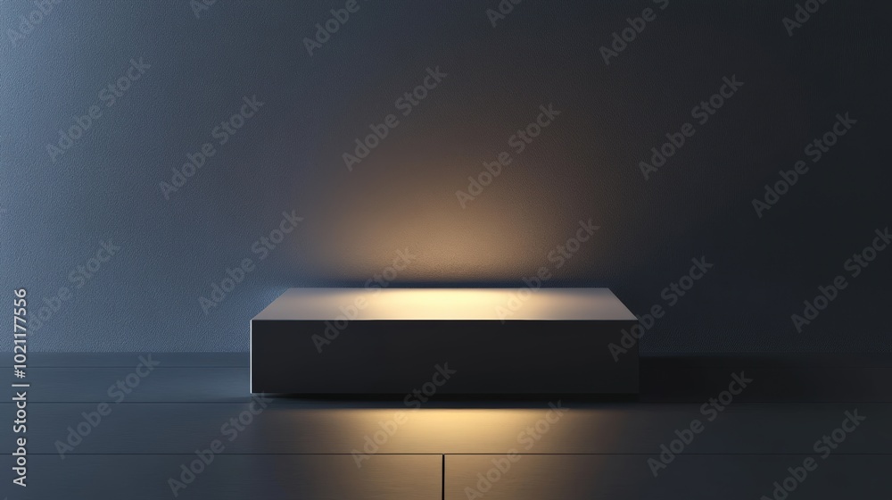 Modern Lightbox with Subtle Reflections Modern Lightbox with Subtle Reflections