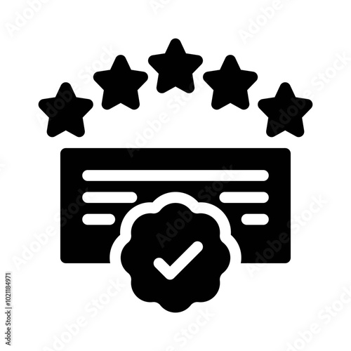 Verified Badge glyph icon