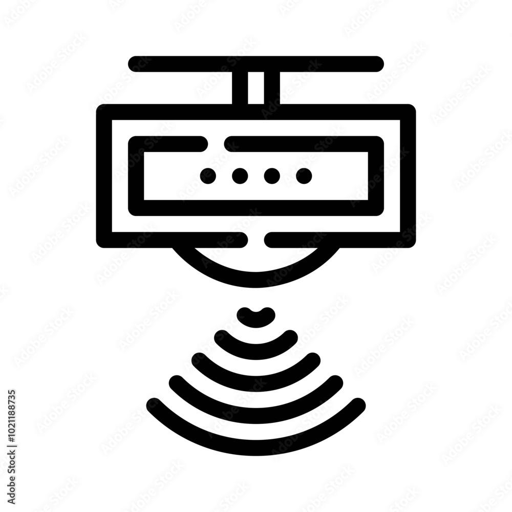 Motion Sensor line icon