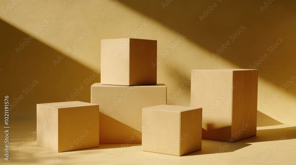 The Arrangement of Geometric Boxes The Arrangement of Geometric Boxes