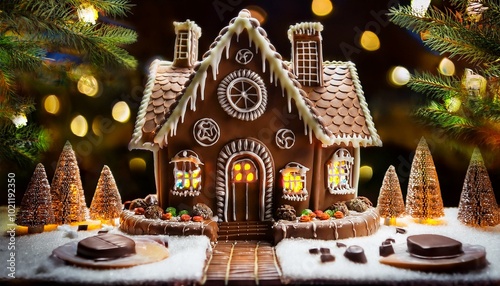 christmas gingerbread house