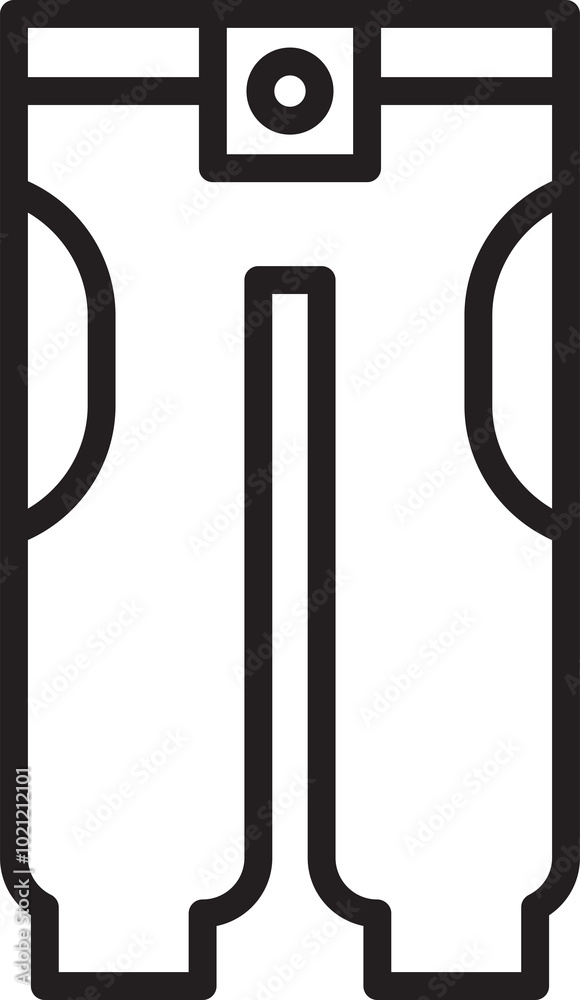 Trousers Line Icon Trousers Line Icon
