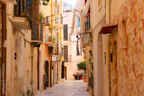 Fototapeta Naklejka Na Ścianę i Meble -  street in old town of Bari, Italy