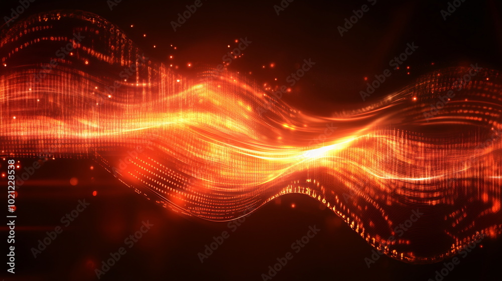 custom made wallpaper toronto digitalFuturistic Abstract Digital Data Streams and Networks