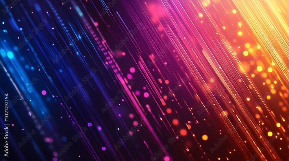 Futuristic Abstract Digital Data Streams and Networks Futuristic Abstract Digital Data Streams and Networks