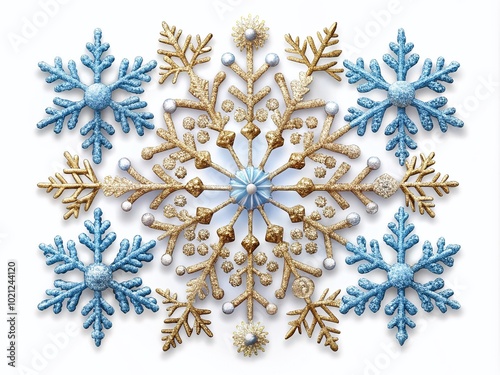 Beautiful Collection of Free Snowflake Clipart for Winter and Holiday Themed Designs and Projects