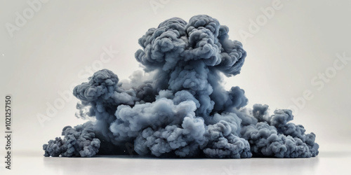 Realistic vector cutout clean white cloud and smoky  backgrounds special effect. Concept of storm and cloud scape. Fog or cloud background.