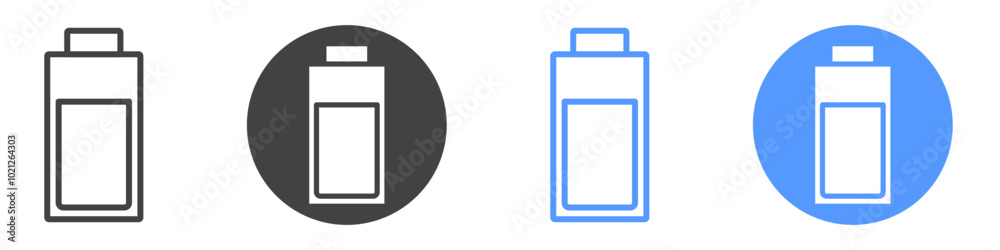 Battery icon Flat art in black and white isolated Battery icon Flat art in black and white isolated