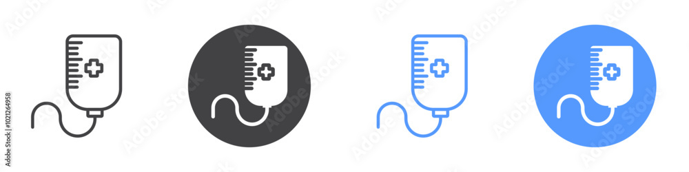 Chemotherapy icon Flat art in black and white isolated Chemotherapy icon Flat art in black and white isolated