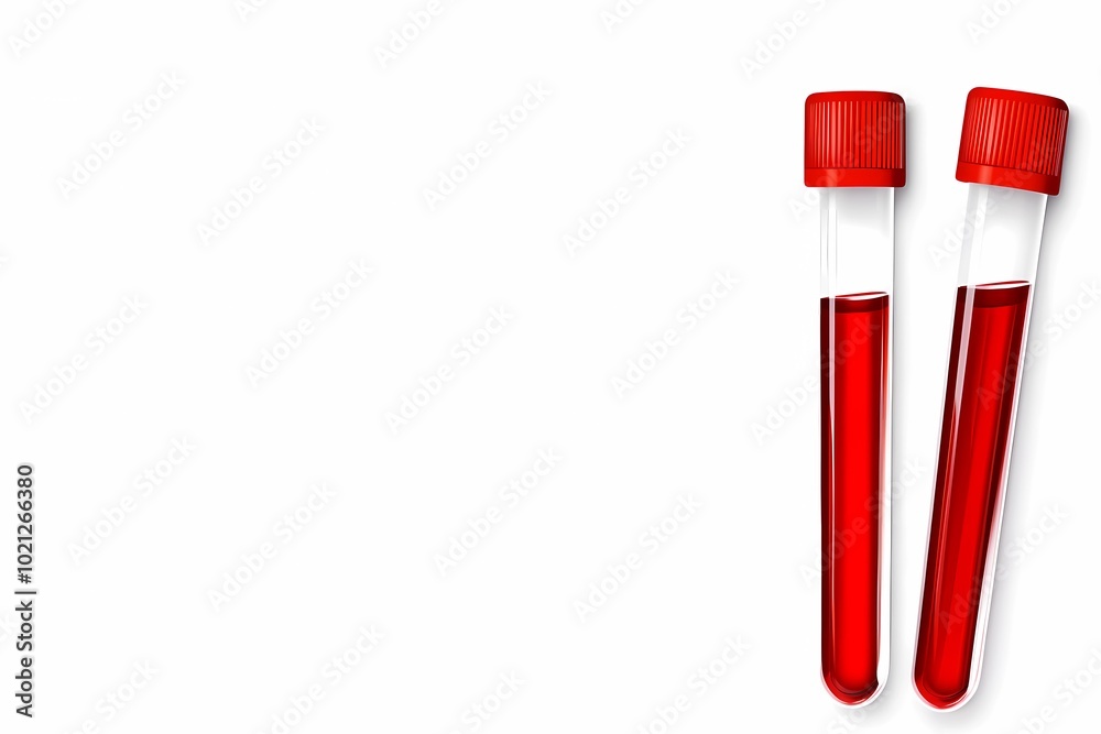 A medical laboratory with a focus on blood tests, visualizing the use of advanced technologies for accurate diagnosis. A medical laboratory with a focus on blood tests, visualizing the use of advanced technologies for accurate diagnosis.