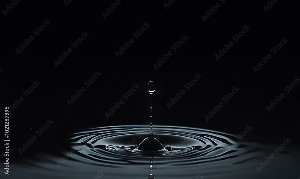 Dynamic Water Droplets Isolated on Black Background – High-Speed Captures, Ripples, Splashes, and Mist in Elegant Motion Dynamic Water Droplets Isolated on Black Background – High-Speed Captures, Ripples, Splashes, and Mist in Elegant Motion