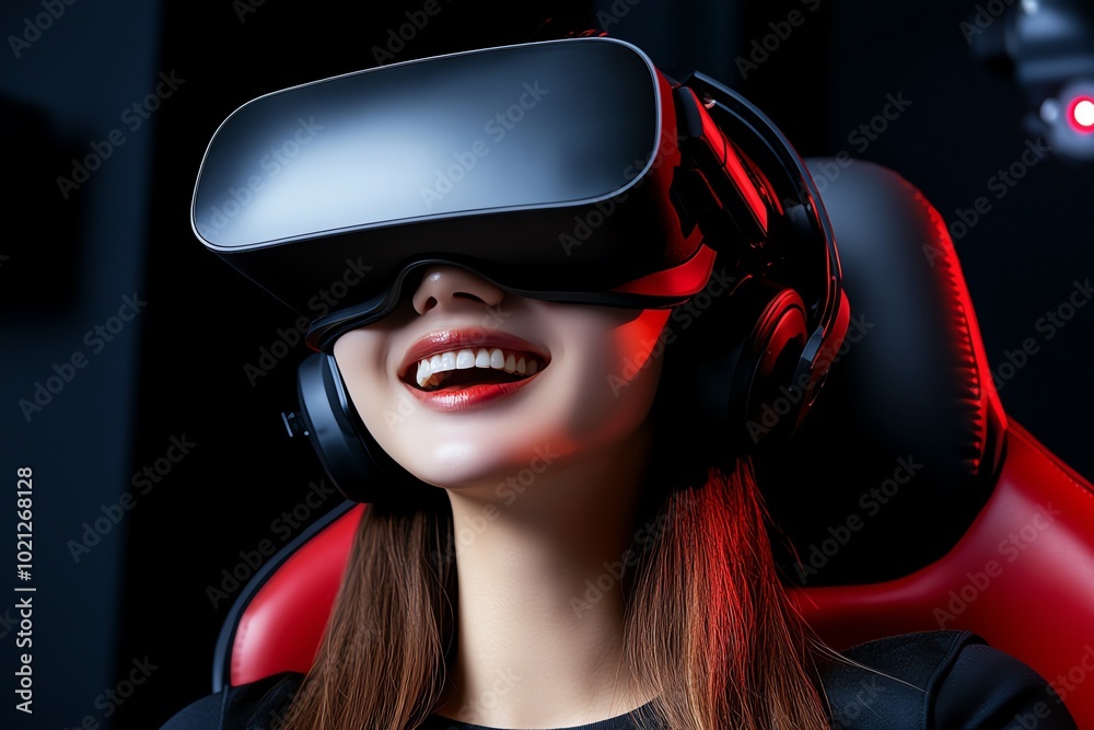 A professional attending a virtual global conference via immersive VR technology, engaging with peers in real-time despite being in different countries, highlighting tomorrow’s workforce flexibility A professional attending a virtual global conference via immersive VR technology, engaging with peers in real-time despite being in different countries, highlighting tomorrow’s workforce flexibility