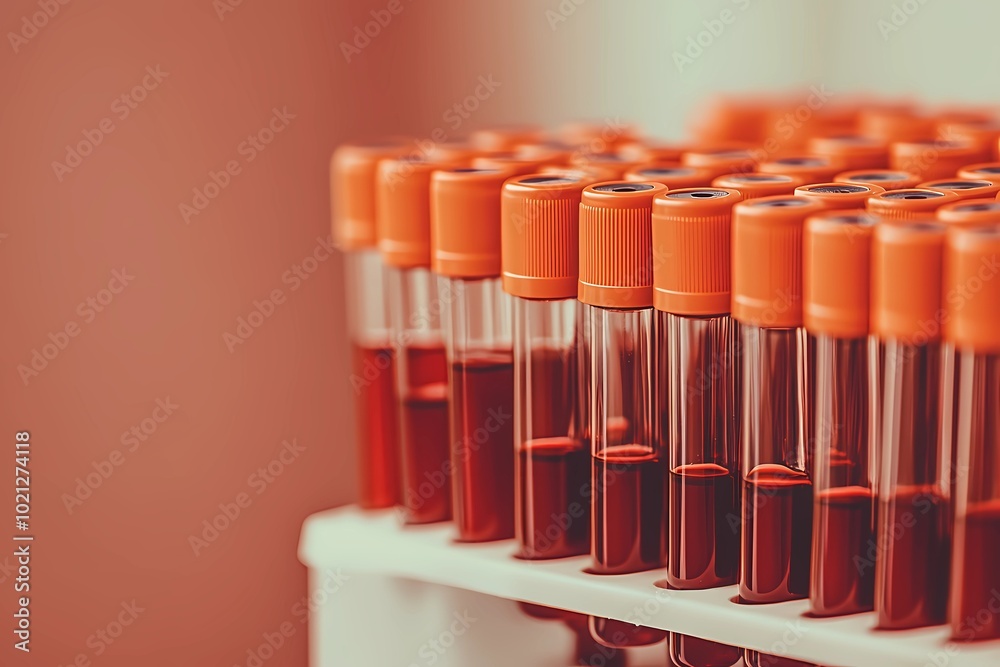 The process of blood analysis in a medical laboratory using specialized equipment and test tubes to ensure reliable and accurate test results. The process of blood analysis in a medical laboratory using specialized equipment and test tubes to ensure reliable and accurate test results.