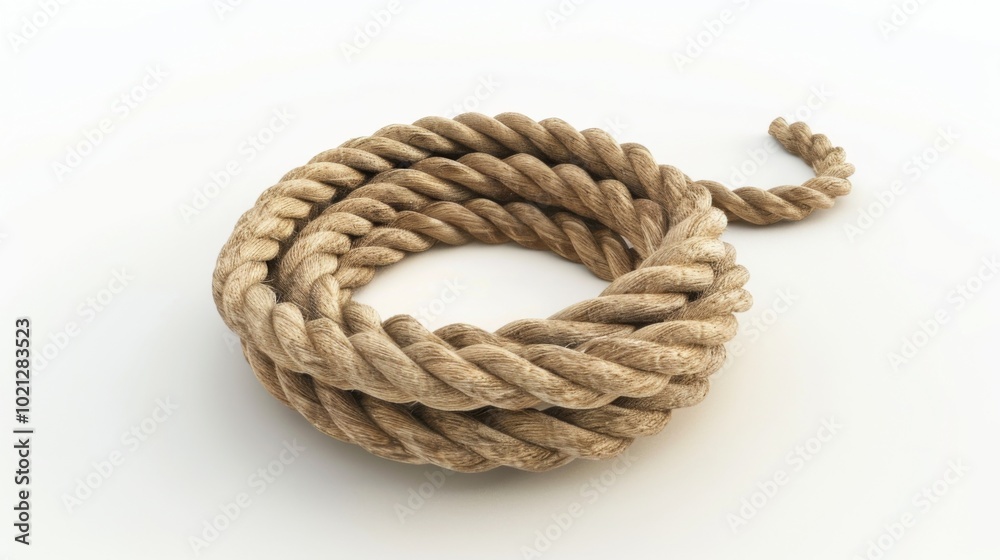 Close-up of a Nautical Rope Knot Close-up of a Nautical Rope Knot