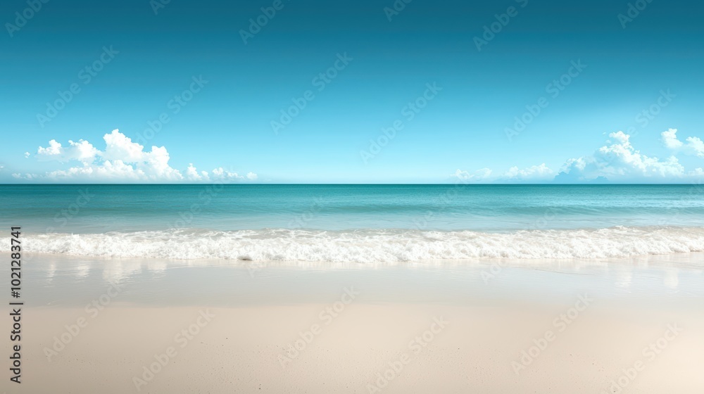 Fototapeta premium Tranquil Beach Scene