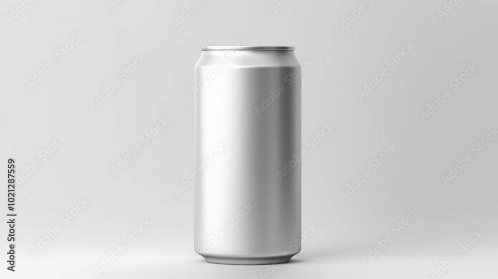 Blank can aluminum mockup design for beverage or soft drink. Neural network ai generated art Blank can aluminum mockup design for beverage or soft drink. Neural network ai generated art