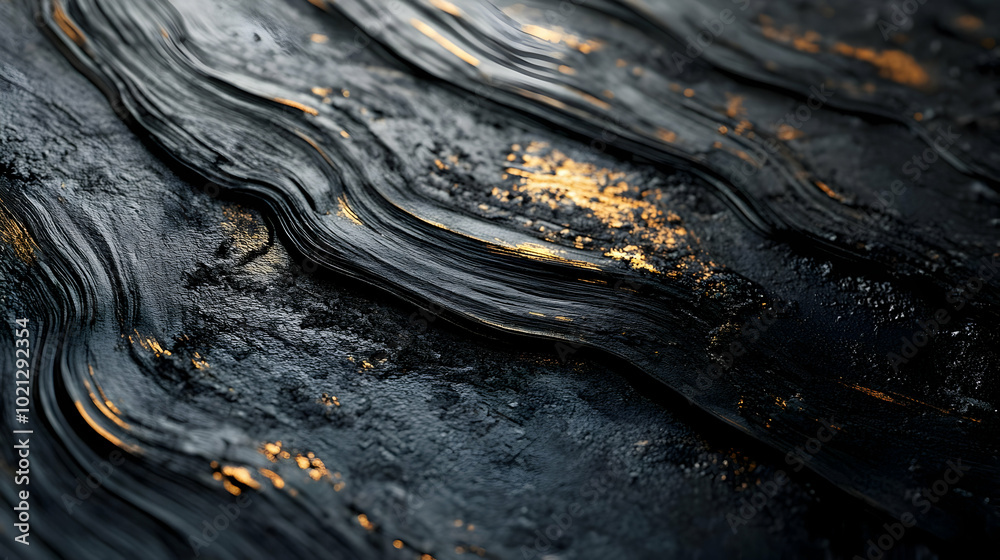 Abstract Black and Gold 3D Background Abstract Black and Gold 3D Background