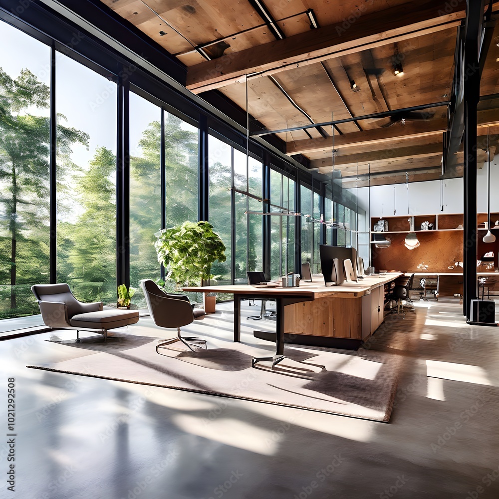 interior of a modern office interior of a modern office