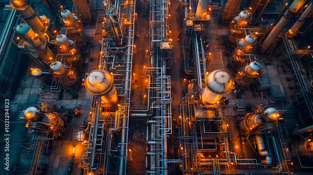 Fototapeta premium Engineering Marvel of Power Production
