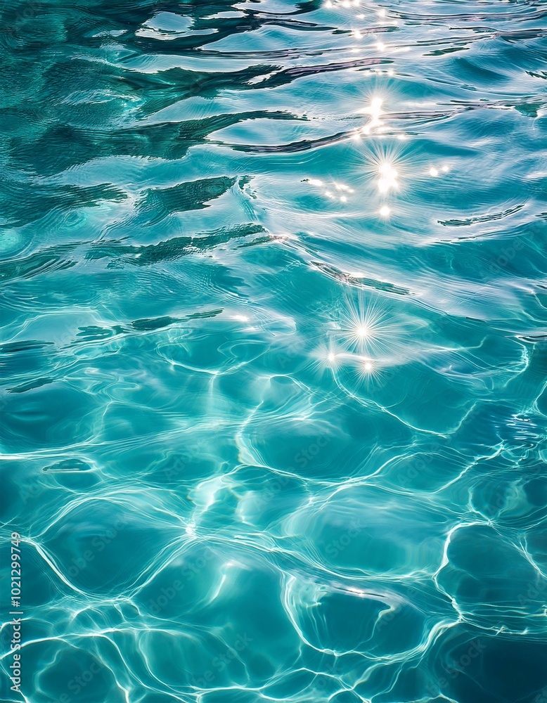 Obraz premium Sparkling blue water