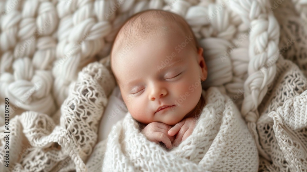Sweet Dreams: A Newborn Baby Sleeping Peacefully Sweet Dreams: A Newborn Baby Sleeping Peacefully