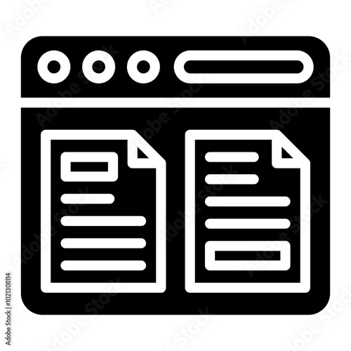Header & Footer Icon For Design Element