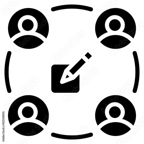 Collaboration Icon For Design Element