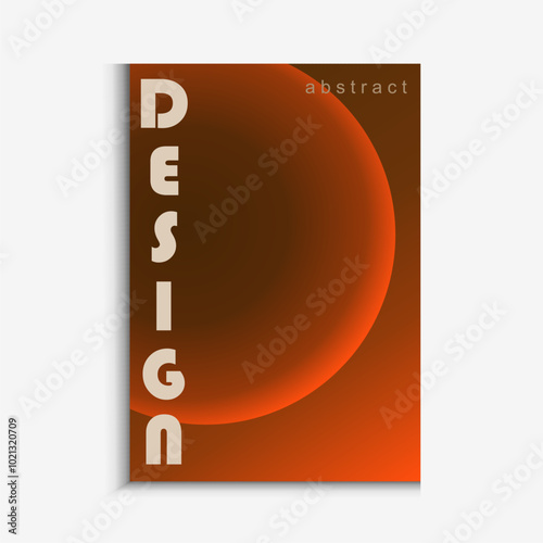 vector modern gradient poster background. Minimalist style cover template with dynamic perspective 3d geometric prism shapes collection. Ideal design for social media, covers, banners, flyers.