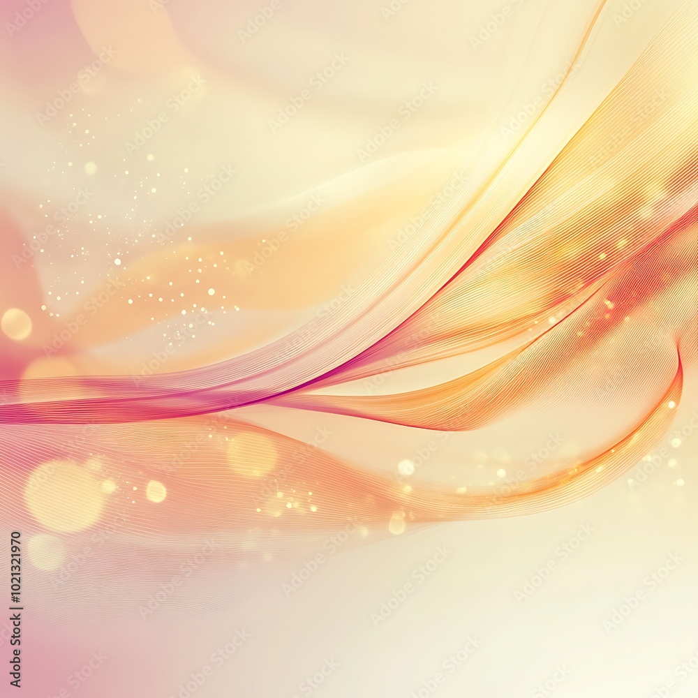 A soft, abstract background featuring flowing lines and glowing orbs in warm hues, ideal for design projects. A soft, abstract background featuring flowing lines and glowing orbs in warm hues, ideal for design projects.